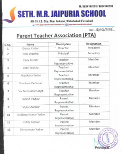 Parent Teacher Association (PTA)